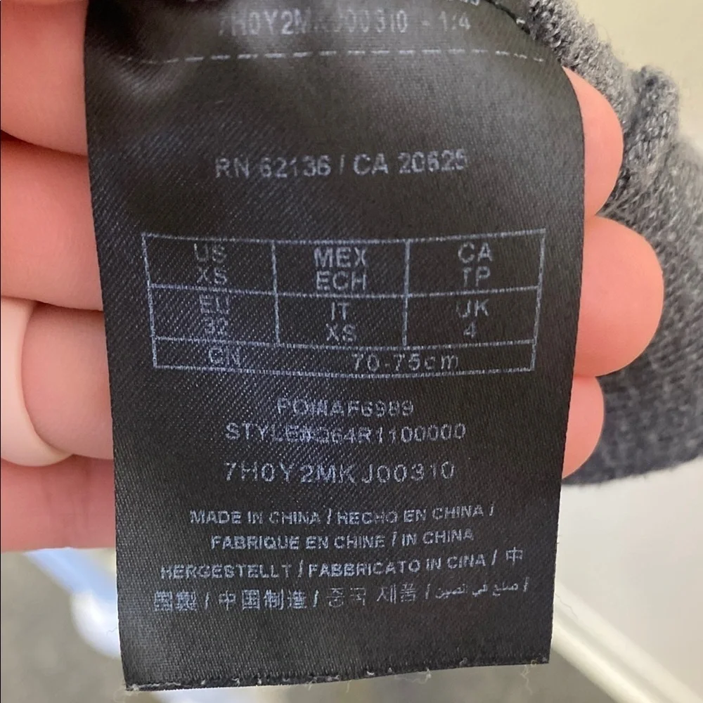 Guess Extra Small Gray Open Front Women's Sweater